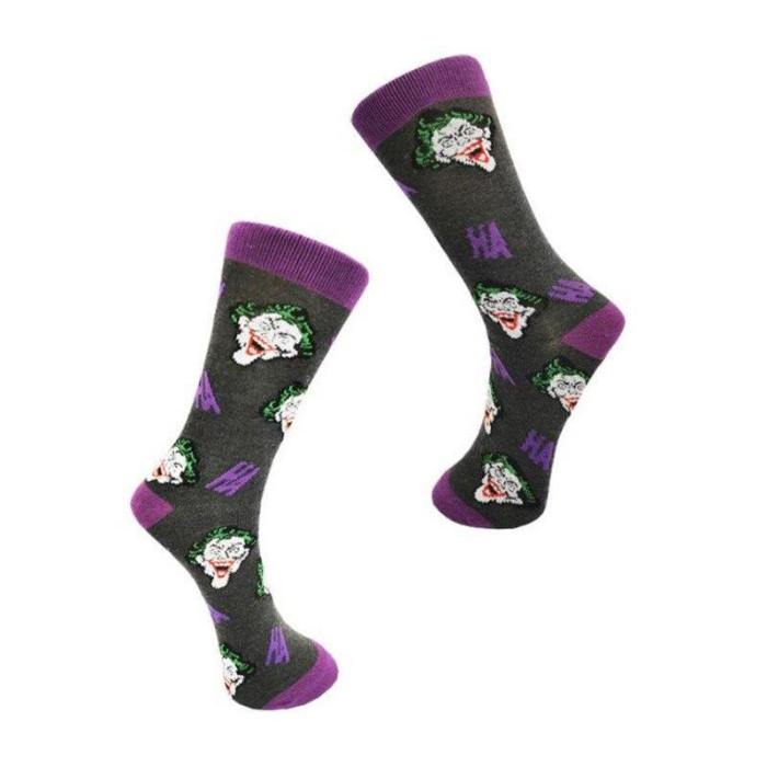Batman The Joker Cosplay Christmas Cotton Tube Socks Adult Stockings