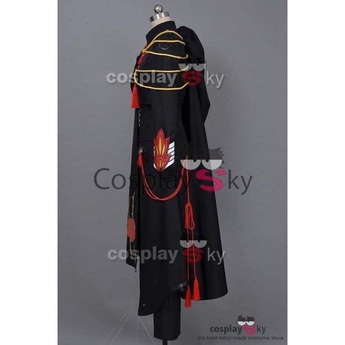 Code Geass Lelouch Of The Rebellion Black Uniform Cosplay Costume