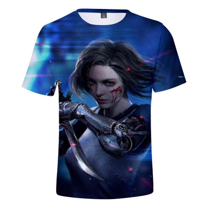 Alita T-Shirt - Battle Angel Graphic T-Shirt Csos984