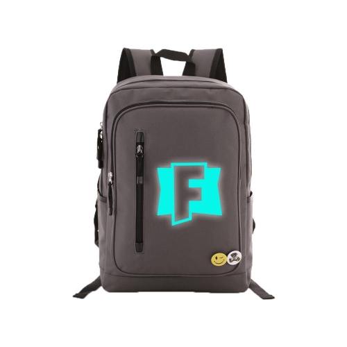 Game Fortnite 17  Teens Backpack - Blue Luminous Csso096
