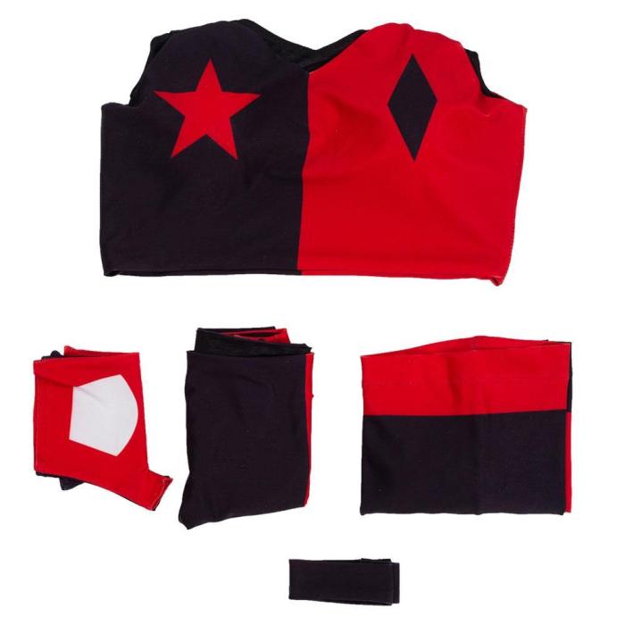 Anime Harley Quinn Suit Cosplay Costume