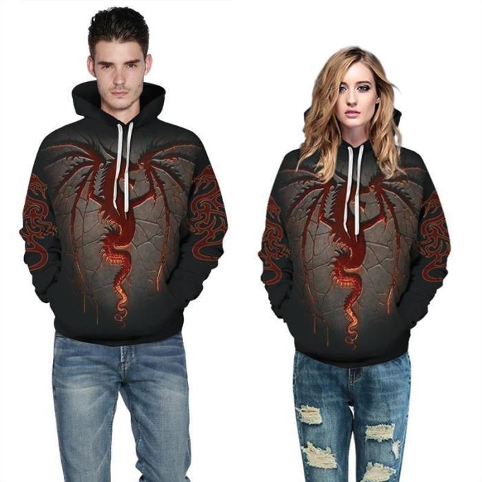 Mens Hoodies 3D Graphic Printed World Of Warcraft Pullover Hoodie