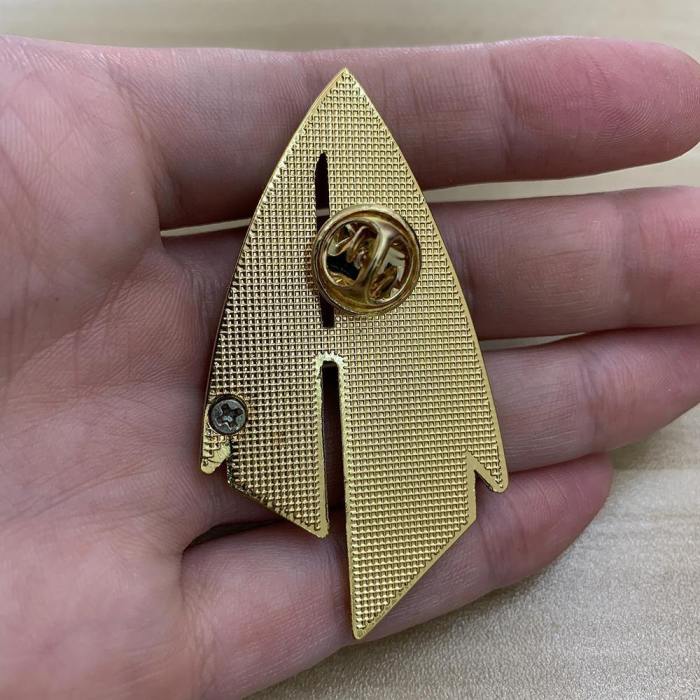 Star Trek Admiral Jl Picard Pin The Next Generation Communicator Gold Pin Brooches Badge  Accessories Badge Metal