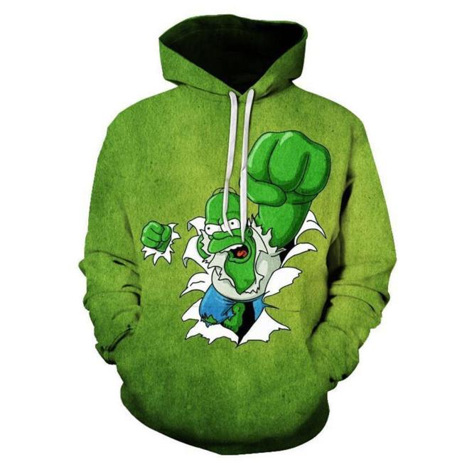 The Simpsons Hoodie - Homer J. Simpson Pullover Hoodie