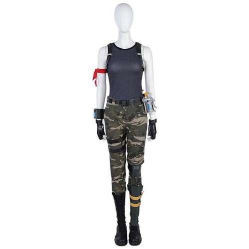 Video Game Fortnite Commando Cosplay Costume Female Outfit