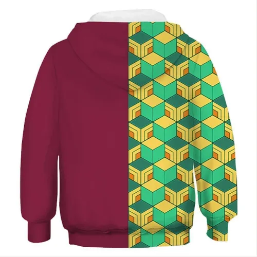 Kids Tomioka Giyuu Hoodies Demon Slayer: Kimetsu No Yaiba Pullover 3D Print Jacket Sweatshirt