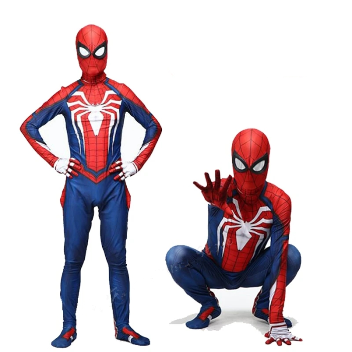 Ps4 Spiderman Spider Man Costumes Halloween Cosplay Suit Bodysuit