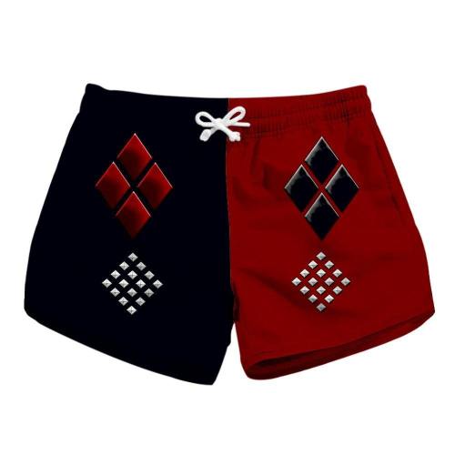 Women Suicide Squad Harley Quinn Cosplay Costume Summer Beach Shorts