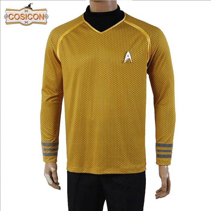 Star Trek Into Darkness Captain Kirk Uniform Shirt Cosplay Costume