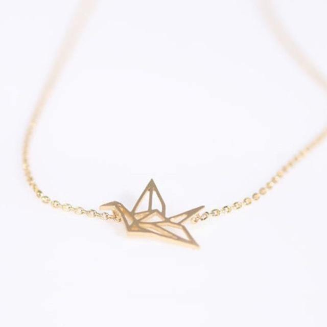 Simply Fashion - Origami Crane Necklace