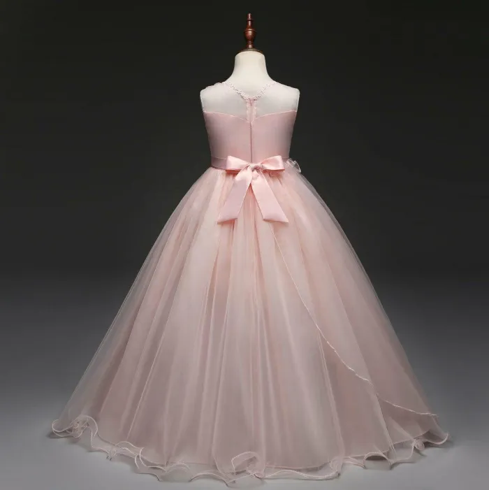 Flower Girl Dresses Princess Formal Graduation Bridesmaid Wedding Ball Gown