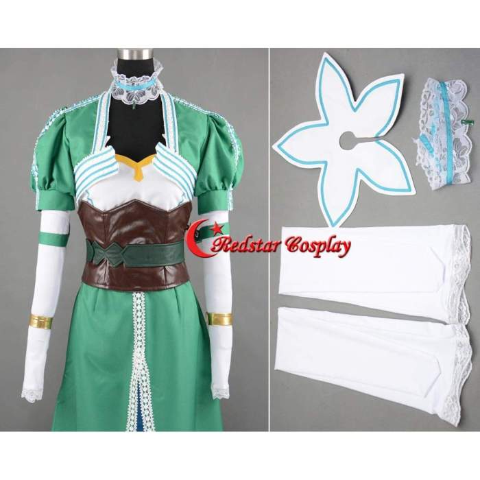Sword Art Online Alfheim Online Leafa Lyfa Cosplay Costume Custom In Any Size