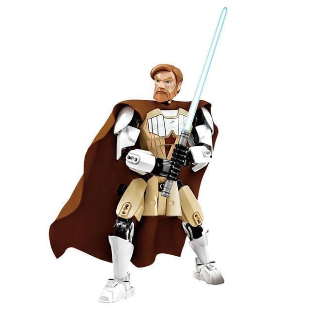 Star Wars Buildable Figure Stormtrooper Darth Vader Kylo Ren Chewbacca Boba Jango Fett General Grievou Action Figure Toy For Kid