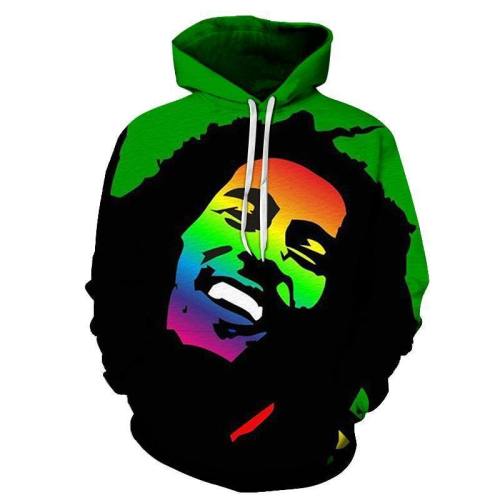 Bob Marley 3D - Sweatshirt, Hoodie, Pullover