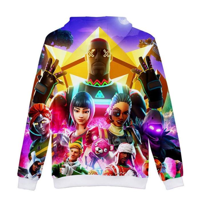 Game Fortnite Royale Battle Cosplay Sweater