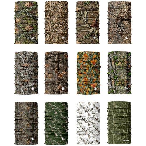 3D Hunting Tree Camouflage Military Tactical Face Shield Bandana Mask