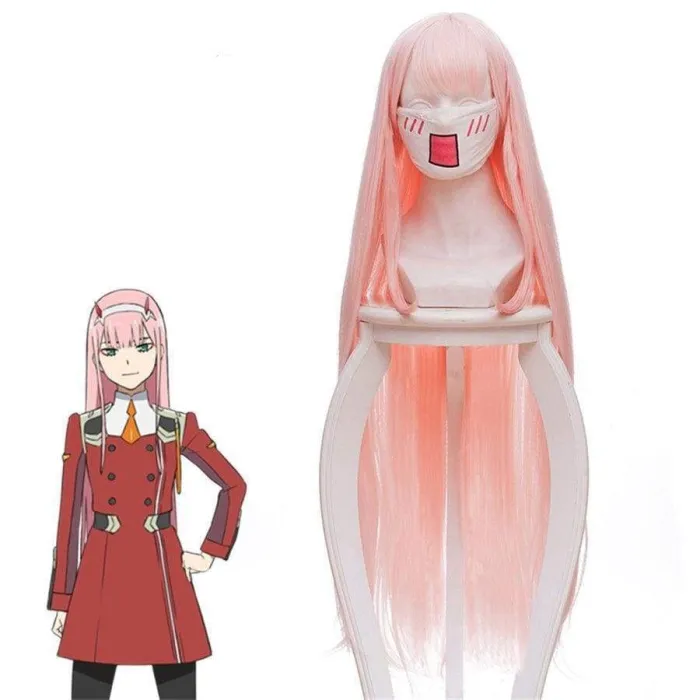 Darling In The Franxx Zero Two 02 Cosplay Wig Long Pink