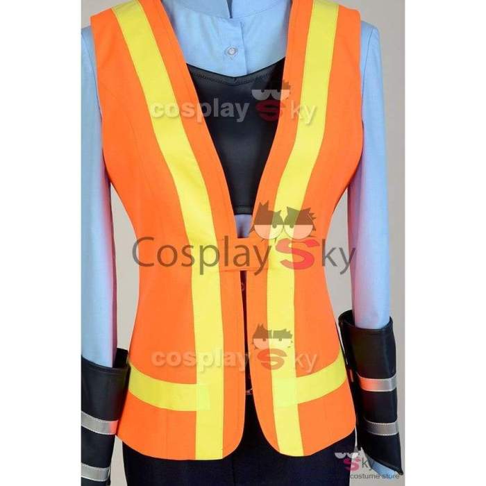 Zootopia Rabbit Judy Traffic Police Uniform Cosplay Costume