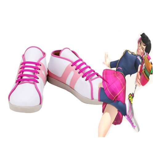 Overwatch Dva Young School Cosplay Shoes