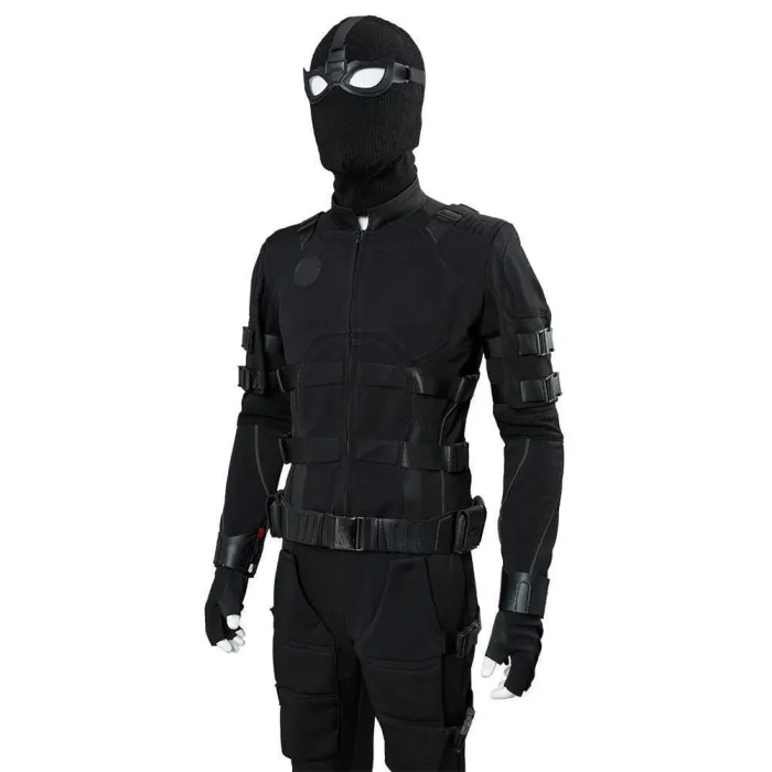 Movie Avengers Endgame Stealth Suit  Peter Parker Cosplay Costume