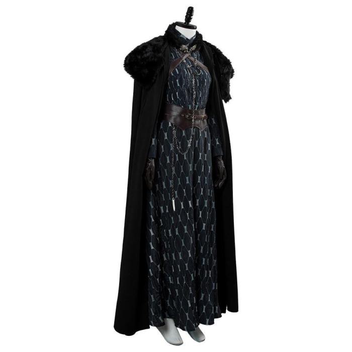 Game Of Thrones 8 Sansa Stark Cosplay Costume Woman Halloween Costume