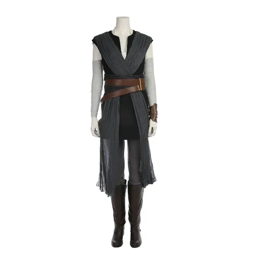 Star Wars 8 The Last Jedi Adult Rey Costume Women