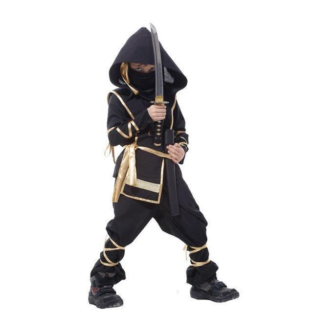 Kids Ninja Costumes Halloween Party Boys Girls Warrior Stealth Children'S Day Cosplay Assassin Costume