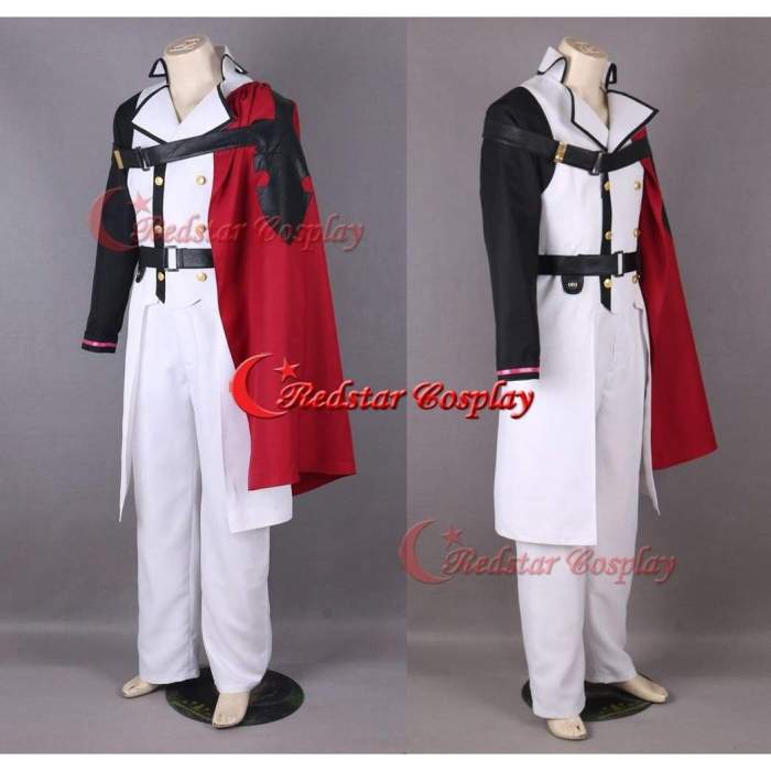 Seraph Of The Crowley Eusford Vampires Uniform Anime Cosplay Costume