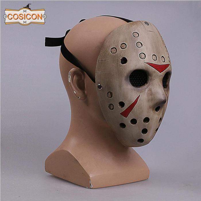 Friday The 13Th Mask Jason Butcher Voorhees Mask Halloween Cosplay Helmet