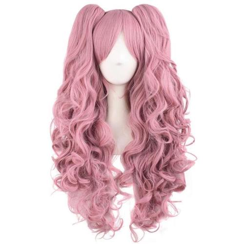 Mapofbeauty Long Wavy Cosplay Wigs Ponytails Shape Claw Heat Resistant Synthetic Hair