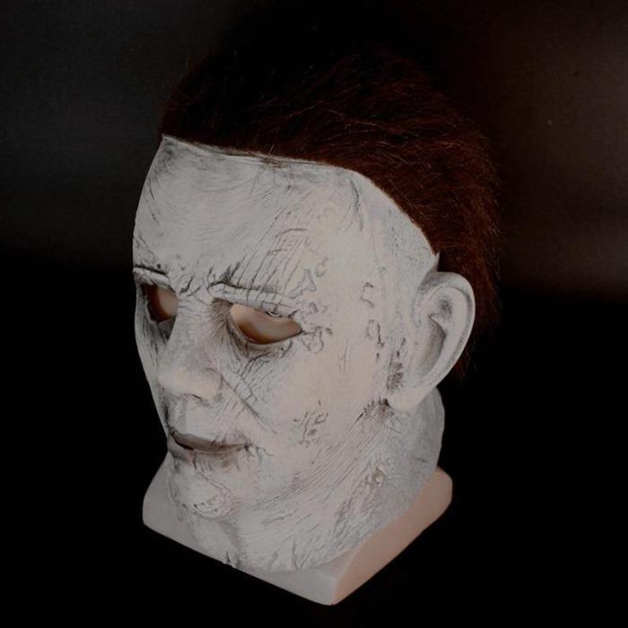 Horror Michael Myers Latex Mask Full Face Helmet Halloween Scary Props