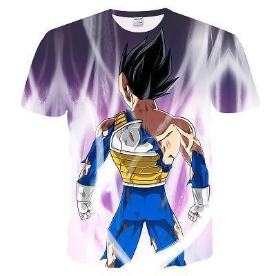 Anime Dragon Ball Z 3D Printing T-Shirt Cool Fashion Comfortable Short-Sleeved Creative Shirt