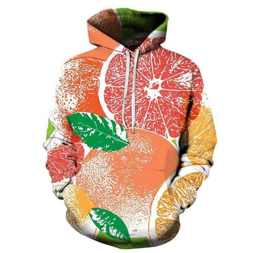 Citrus Fruits 3D Sweatshirt Hoodie Pullover