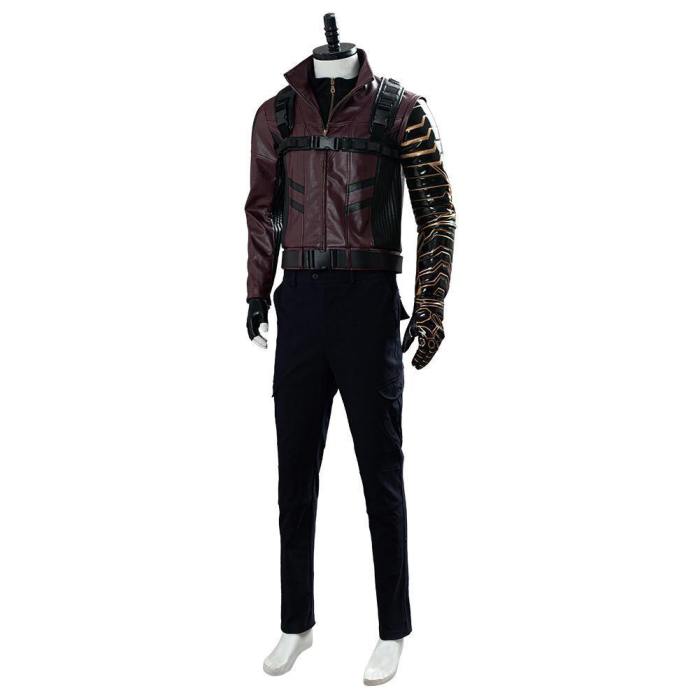 The Falcon And The Winter Soldier Bucky Barnes Outfit Cosplay Costume