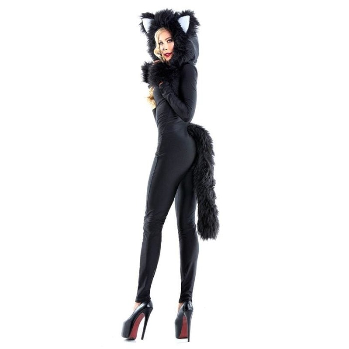 Woman Halloween Carnival Costumes Sexy Catwoman Costume Cat Jumpsuits