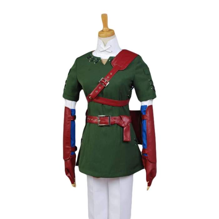 The Legend of Zelda Twilight Princess Link Outfit Cosplay Outfit Full Set For Adult