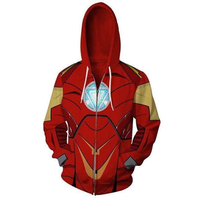 Avengers Spiderman Hoodies Superhero Spider Hooded Cosplay Sweatshirts