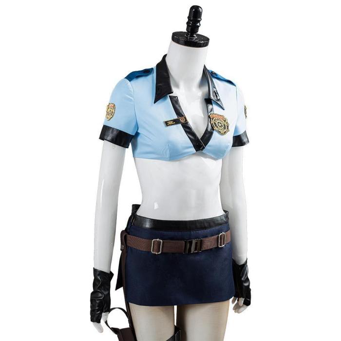 Resident Evil 3 Remake Jill Valentine Halloween Uniform Outfit Halloween Carnival Costume Cosplay Costume