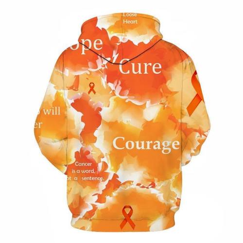3D 'Cancer' Just A Word - Hoodie, Sweatshirt, Pullover