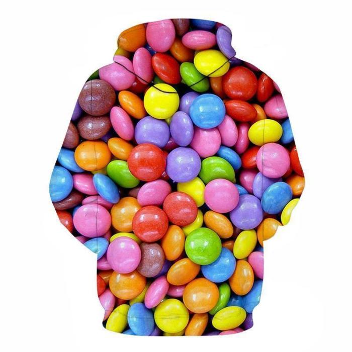 Colorful Candy 3D - Sweatshirt, Hoodie, Pullover