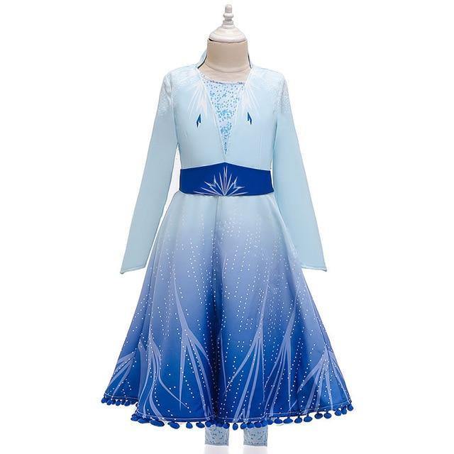 Frozen 2 Elsa Dress For Teen Girl Princess Dress Birthday Gift Costume Carnival Kid Elza Up Princess Frock Child Disguise Christmas Gift