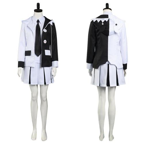 Danganronpa Monokuma Shirt Skirt Uniform Outfits Halloween Carnival Suit Cosplay Costume