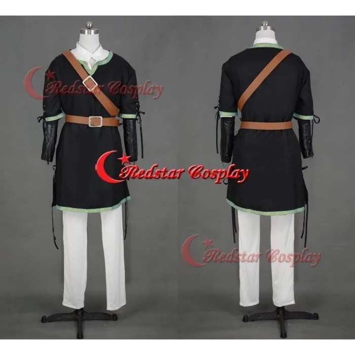 Link Cosplay Costume (Black) From The Legend Of Zelda Cosplay