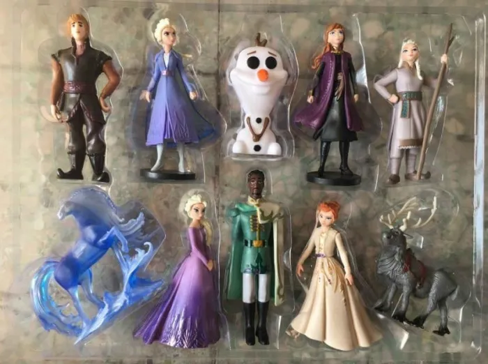 Frozen 2 Snow Queen Elsa Anna Pvc Action Figure Olaf Kristoff Sven Anime Dolls Figurines Kids Toy Children Gift