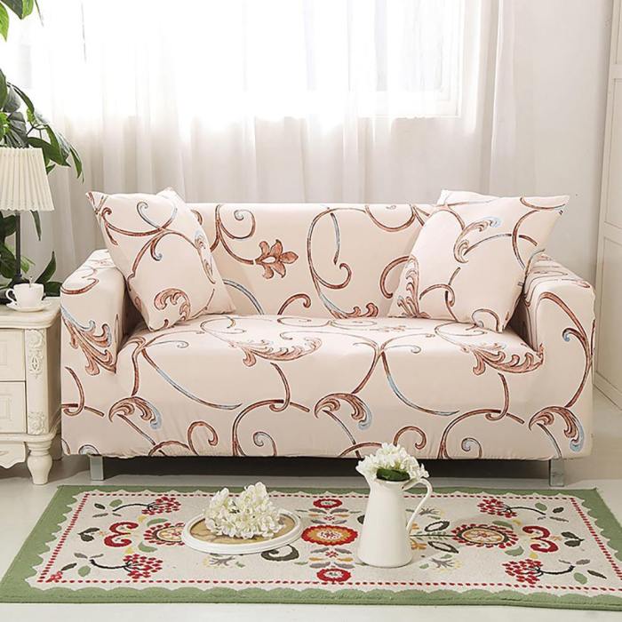 Soft Printed Color Couch Sofa Cover Removable Slipcover
