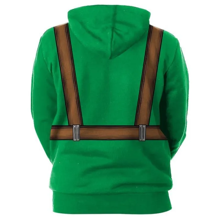 St. Patrick'S Day Green Three-Leaf Irish Print Sweatshirt