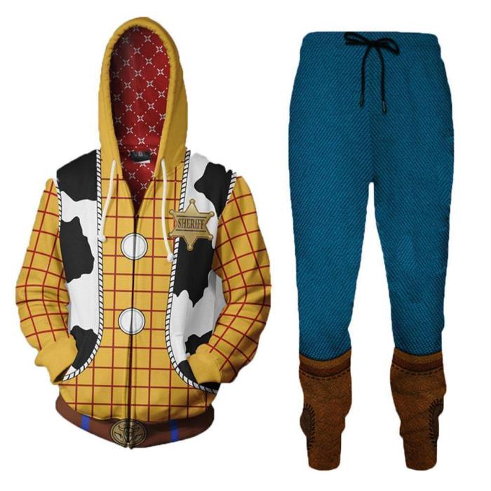 Unisex Woody Cosplay Costume Toy Story Cosplay Outfit Set