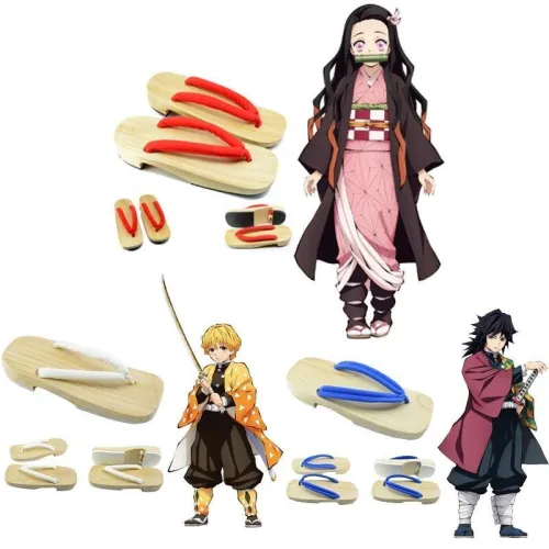 Demon Slayer Kimetsu No Yaiba Nezuko Agatsuma Tomioka Shoes Japan Geta
