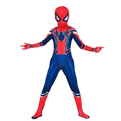Lycra Spandex Spiderman Avengers Infinity War Kids Spider-Man Jumpsuit Halloween Cosplay Costume