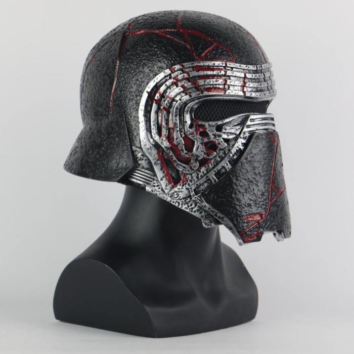 New Kylo Ren Helmet Cosplay Star Wars 9 The Rise Of Skywalker Mask Props Pvc Star Wars Helmets Masks Halloween Party Prop